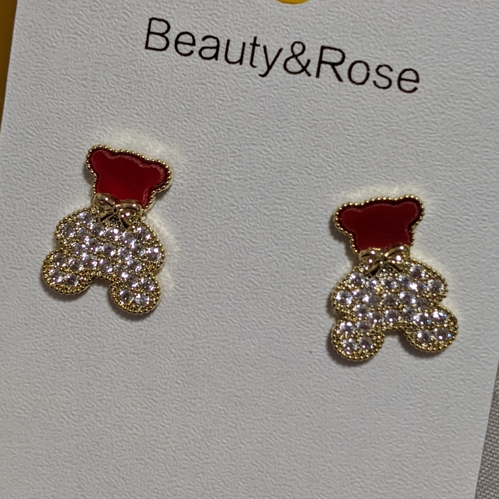 Bear earrings